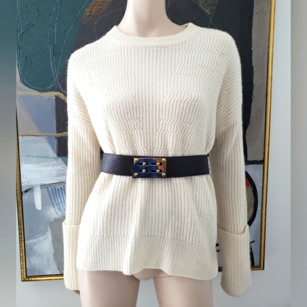Sophie Hulme | Gold-plated Leather Belt